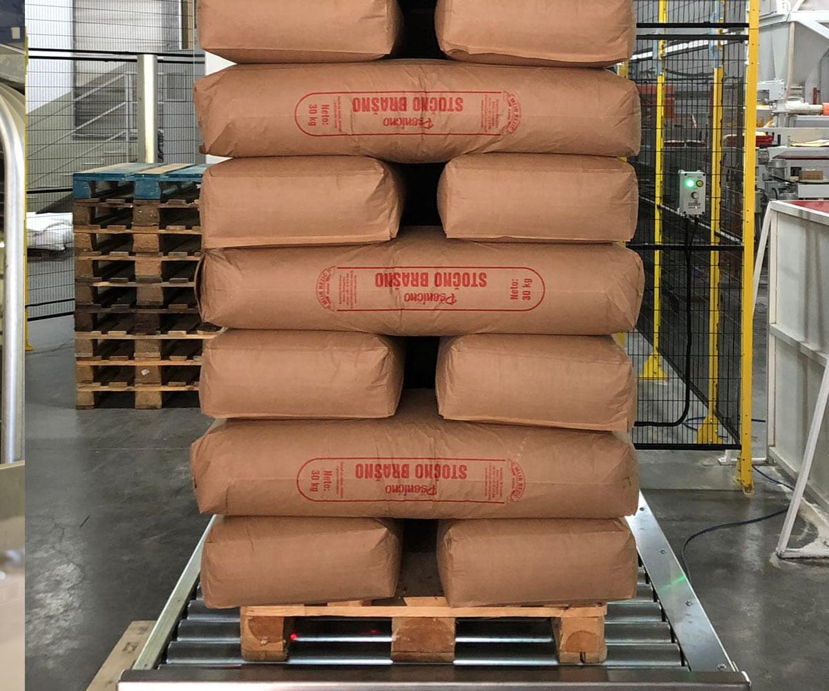 Sacks on a pallet