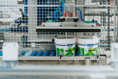 Buckets and paint tins