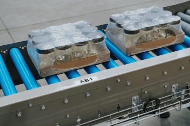 Shrink wrapped trays